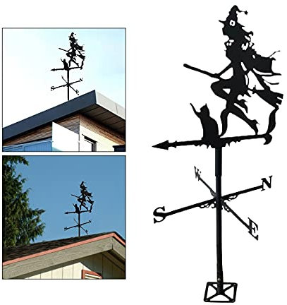 TEAAZA Carillons éoliens tourbillonnants, girouette Artisanale à Suspendre for Votre Maison, Garage, coupole, Grange ou belvédère Décoration de Jardin