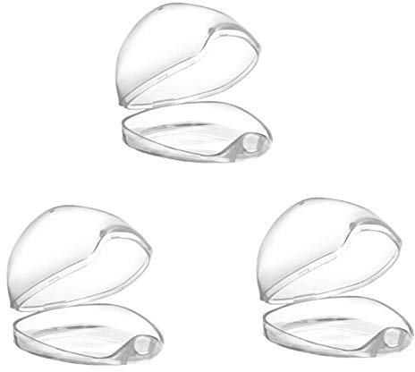 Schnullerhalter Schnullerboxen| Schnuller Aufbewahrungsbox Transparent Plastik Schnullerboxen,Portable Dustproof Schnullerbox,Silikon Schnuller Aufbewahrungsbox