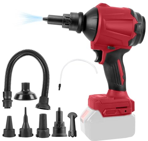 Ventilateur sans fil compatible avec batterie Milwaukee M18 18 V, 40000 tr/min, plumeau sans fil 447 MPH, vitesse en continu, pour garage, atelier, scierie