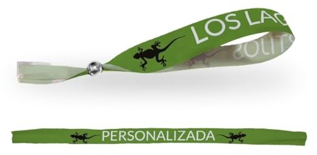DEREGALOOS Pulseras Personalizadas con Nombre o Frase. Pulseras de Tela con Icono y Color Personalizable. Regalos Originales para Comunión Boda Fiesta. Recuerdos Únicos para Eventos