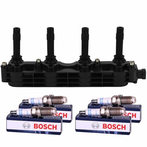 Zündspule + Zündkerze | 1291600900 / 01-3012080307-A / 0242229654 für Astra G Corsa C Vectra B C Meriva A