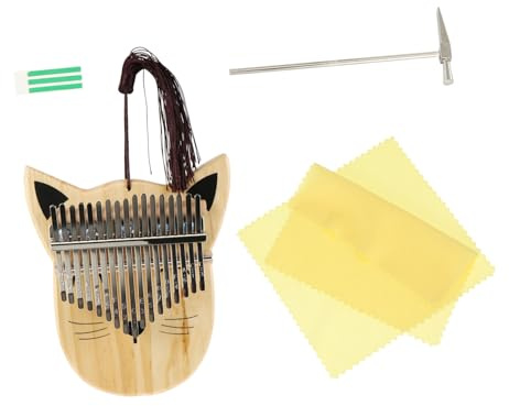 17-tasten Daumenklavier, 1 Satz Schweinchenform für Kinder | Metallzungen, Satz für Anfänger, Kompaktes Handinstrument, Geeignet für Erste Melodien und Übung