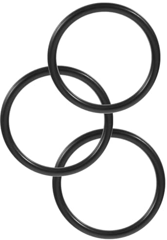 TIKODIDA Almohadillas para Cuencos Budistas de Goma Negro 3 Piezas, Cojines para Cuencos, Ideales para Artistas y Uso Musical