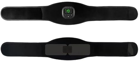 2026 Professioneller Bauchmuskelgürtel für Fitness- Krafttraining zur Straffung der Körpermitte Arme (Black, 12x18cm)