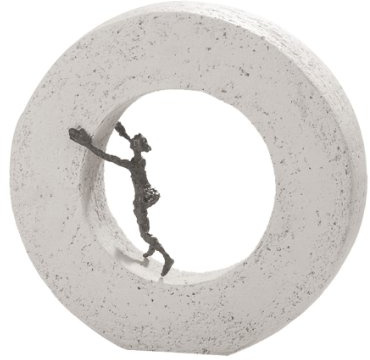 Die Dinge von innen bewegen - Kött-Gärtner Luise - Bronze Skulptur
