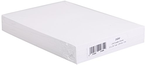 Clairefontaine 1684C - Packung mit 250 Bogen Skizzenpapier 120g, DIN A4, 21 x 29,7 cm, ideal für Künstler oder die Schule, weiß, 1 Pack