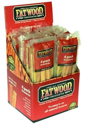 Fatwood Firestarter Stick, 4-Pk.