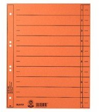 LEITZ Trennblatt A4 orange Überbreit 1658-00-45