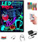 Tableau LED lumineux 40 x 60 cm, RVB, acrylique + Pack de 8 marqueurs, livraison 1-3 jours