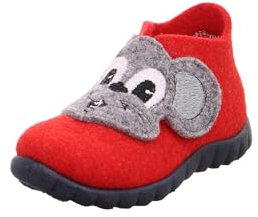 Superfit Mädchen Happy Hausschuh, Rot Kombi 7100, 20 EU