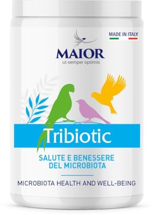 Chemi-Vit TRIBIOTIC - Alimento complementare per Uccelli Ornamentali con PREBIOTICI, PROBIOTICI e POSTBIOTICI - 1 kg