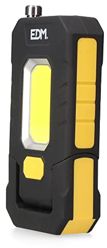 EDM GRUPO EDM Linterna LED XL 3W 300 Lumen, Amarillo, 0