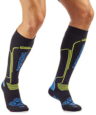 MICO CALZE SKI SUPERTHERMO con Maglia in Primaloft + Lana Merinos + Lycra, 100% Made in Italy, Pesanti e con Potere Isolante, Unisex per Uomo e per Donna Sportivi (Taglia 41/43)