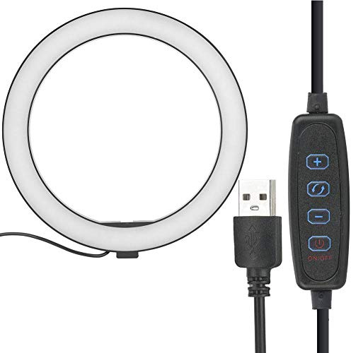 10 Ringleuchte LED Ringlicht mit Handyhalterung, 12W 3000 LM Selfie Licht mit 3 Dimmbare Lichtmodi, 10 Helligkeitsstufen, Live Leuchte für schöne Fotos, Broadcast, Makeup