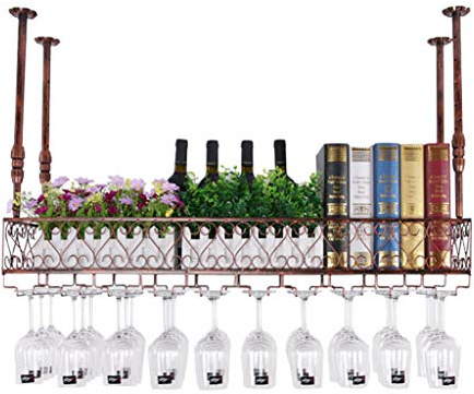 Portabottiglie Scaffale per Vini Porta-Bottiglie Metallo Industriale Barattolo di Vetro Supporto da Parete in Stile Rustico Cucina di casa Ristorante Caffetteria Display Scaffali