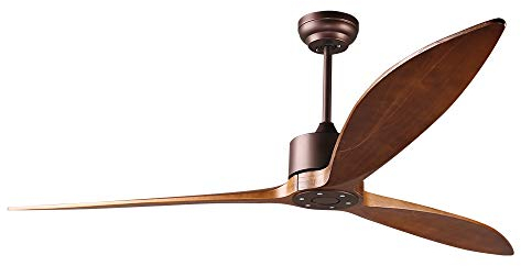 reiga Ventilatore da soffitto moderno intelligente 165CM DC Motor con Google Home Alexa App Telecomando 6 velocità, timer per cucina, patio, soggiorno