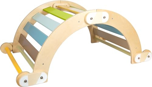 small foot Kletterbogen Adventure aus Holz, Bewegungsspiel für Kinder, multifunktional, ab 2 Jahren, 12239