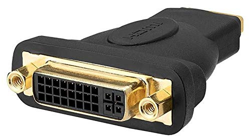 Mr. Gadget's Solutions HDTV hembra a hembra/24+5Pin DVI DVD macho/VGA macho/HDMI macho adaptador conector