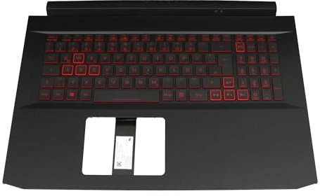 Acer Nitro 5 (AN517-52) original Tastatur inkl. Topcase DE (deutsch) schwarz/schwarz mit Backlight (GTX 1650)