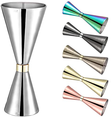 Jigger 60 ml/30 ml, japanischer Messbecher mit Maßen innen, Cocktail-Messbecher für Barkeeper