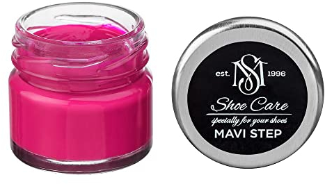 MAVI STEP Creme de Beaute Lederschuhcreme auf Wachsbasis, 125 Fuchsia, 25 ml / 0.85 oz