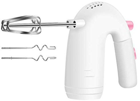 Samnuerly Egg Beate- Sbattitore Elettrico Frullatore Elettrico a velocità Durevole Potente frullatore Portatile Sbattitore Elettrico per Alimenti e Torte con Pulsante Turbo e Easy Eject