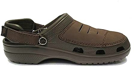 Hausschuhe Damen Männer Sommer Clogs Sandalen Casual Clip Toe Schuhe Hausschuhe Männliche Flip Flops Männer Kuh Leder Sandalen Licht Outdoor Strand Schuhe Hausschuhe Herren ( Color : Dark Brown , Size