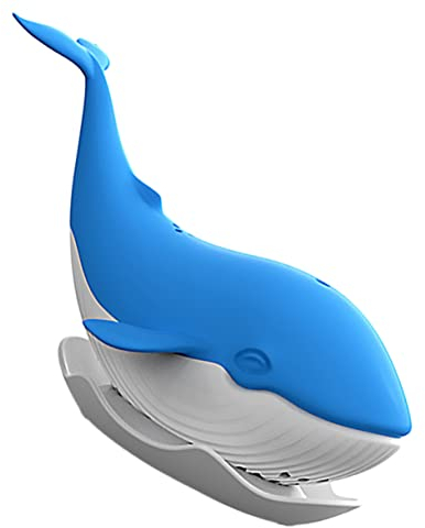 PRETYZOOM 1 Pc Blue Whale Tea Infuser Silicone Tea Strainer Suits