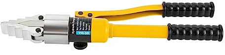 8 Ton Hydraulische Flanschspreizer Hydraulisches Spreizwerkzeug Integraler Hydraulikspreizer für die Wartung von Rohrleitungen und den Austausch von Flanschen (Gelb)
