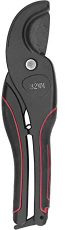 TOOLSGO Tagliatubi in PVC Azione a cricchetto rapida ed efficiente Forbici per tubi con lama sostituibile autobloccante per tubo in gomma CPVC PEX (0-32)