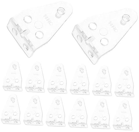 LIFKICH 40pcs Blinds Hooks Hold down Brackets for Curtain and Blinds Accessories for Home Office Use Easy to Install