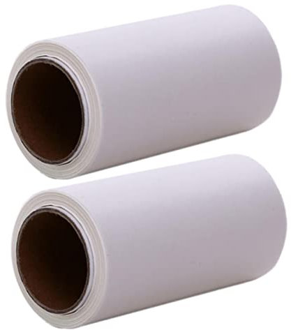 Blanc Papier Sulfurisé 2 Rouleaux, Antiadhésif pour Moule à Gâteau