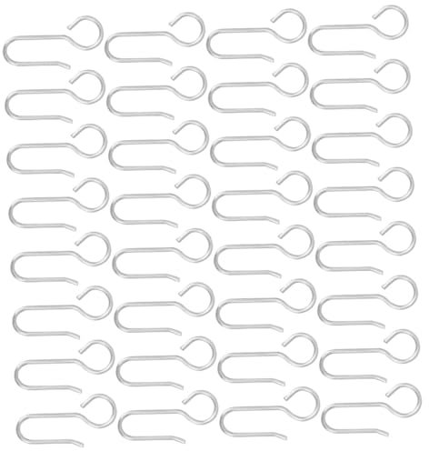 ULTECHNOVO 200 Ganci Per Tende Da Soffitto in Metallo Piccoli Per Decorazioni Resistenti All’usura Facili Da Installare Adatti Per Tende Confezione Da 200 Pezzi