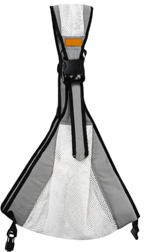 manesa Ergonomische All-in-One-Kindertrage Ergonomische Kindertrage mit breiteren Schultergurten, verstellbare Babytrage für Neugeborene bis 3 Jahre, unterstützt mehrere Posen