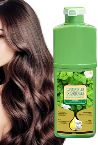 Dioeazh Tinta Per Capelli in Schiuma - Mousse Coprente Per Capelli Bianchi 500ml | Shampoo Colorante Vegetale in Schiuma per Viaggi Frequenti Amanti della Bellezza Uomini e Donne per Esterno Casa