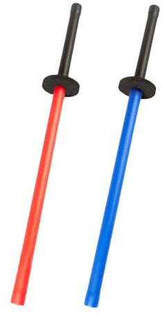 KiBcsLic Set di 2 Spade da Allenamento in Schiuma con Impugnatura Morbida E Imbottita, Ideali per Sparring, Arti Marziali, Scherma, Kendo E per Adulti, 70 Cm