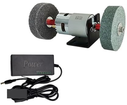Máquina de rueda de molienda, afilador de bordes, esmeril eléctrico Baneach, amoladora de banco, pulidora, joyería de Jade Diy, banco Dental, herramientas de lijado(Set 4)