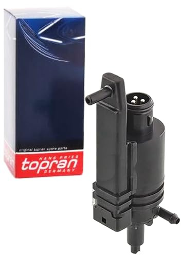 Topran 107 282 Waschwasserpumpe, Scheibenreinigung | 107 282 passend für 100 80 A4 A6 A8 | 107 282