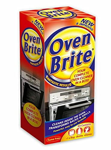 2 X Oven Brite - 500ML - Bottle Bag & Gloves Included - Complete Oven Cleaner by oven brite