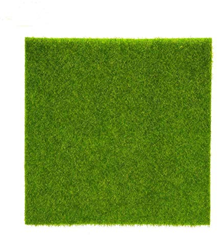 Yosoo Artificielle Herbe Tapis Plastique Pelouse Grass Intérieur Extérieur Vert Synthétique Gazon Ornement Paysage Décoration (Size : 15cm X 15cm)