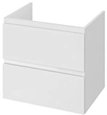 VBChome Moduo skåp 50 cm vit slim 49,4 cm x 34,5 cm x 62 cm utan tvättställ