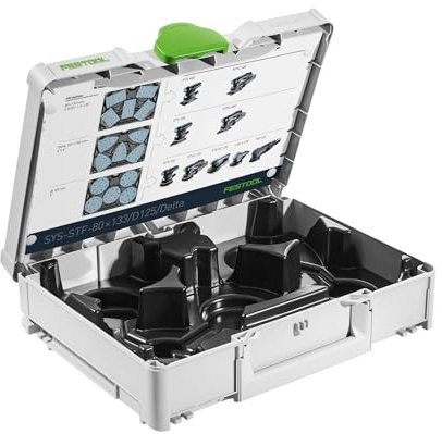 Festool Systainer³ SYS-STF-D77/D90/93V – Schleifmittel-Organizer SYS3 | Systainer³ SYS3 M 112 – 8 Fächer – 396 x 296 x 112 mm – passend für D77, D90 und 93V Schleifmittel