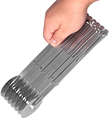 Coupe-pizza Rouleau de pâte multi-roues Diviseur de pâtisserie en acier inoxydable Biscuits Cutter Outils de cuisson pour la cuisine à domicile ou un usage commercial(7 roues)