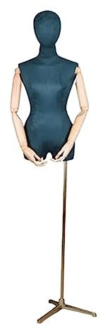 Schneiderpuppen Schaufensterpuppenkörper, langlebiger weiblicher Schaufensterpuppen-Torso, abnehmbare Schaufensterpuppen, stilvolle Halbkörperpuppe mit Ständer und Metallsockel leicht tragbar