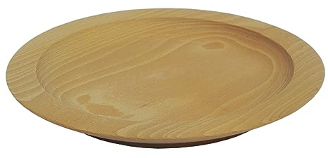 Wooden World - Plato decorativo de madera para servir comida y aperitivos - 30 cm