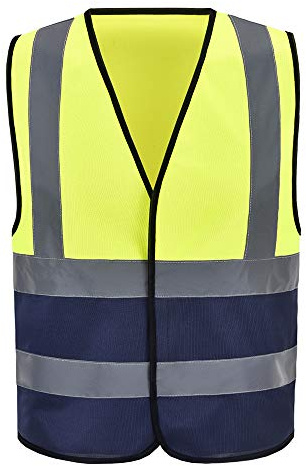 AYKRM Chaleco de seguridad Reflectante Alta visibilidad Ropa de trabajo chaleco Seguridad Chaleco de Trabajo