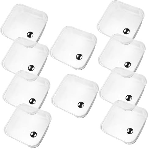 OFFSCH 10pezzi Cupola Protettiva per Piante in Plastica Trasparente Copertura Antigelo e umidità con Ventilazione per Serra e Protezione Invernale Piantine