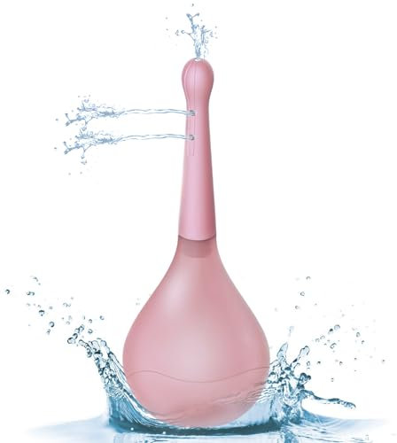 Po Dusche Dusche Irrigator für Darmspülung: WIYETY Analdusche Einlauf Anal Dusche Enema Intimdusche zur Analdusche und Vaginaldusche Wohlbefinden & Entspannung mittels Darmspülung (Rosa)