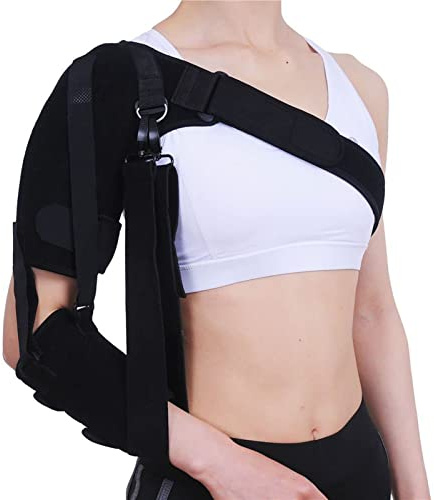 LTEJUMQ Apoyo de Hombro, Hombrera Ajustable, Soporte para el Hombro para Ali viar el Dolor y prevenir Lesiones, Vendaje Elástico para el Hombro Cinturón ​para Hombro