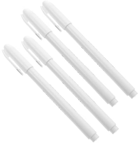 MAGICLULU Lot de 4 Stylos à Pigments Comestibles pour La Décoration de Gâteaux Fondants Biscuits